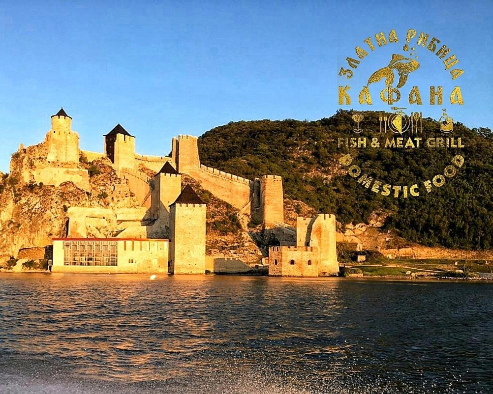 Zlatna Ribica Golubac Exterior foto